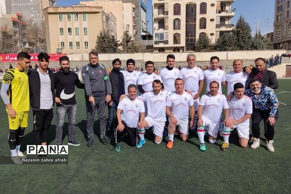 بازی دوستانه تیم ملی فوتبال پیشکسوتان ایران و رودهن