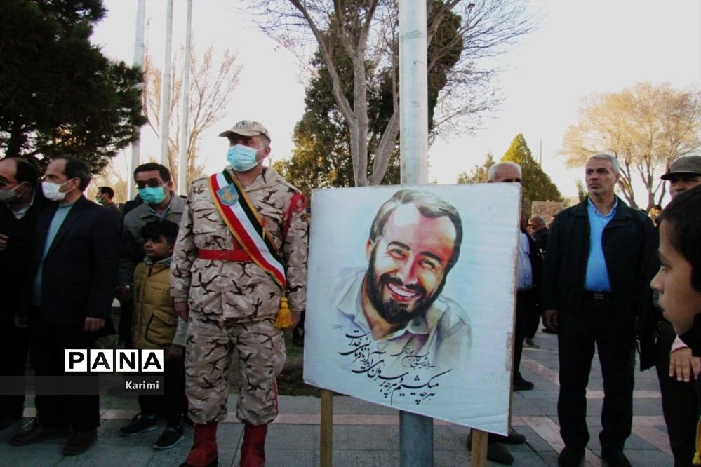 برگزاری مراسم سالگرد سردار شهید حاج حسین خرازی در گلستان شهدای اصفهان