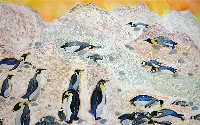 کودک اهوازی برگزیده اول مسابقه هنرهای تجسمی «لوئی فرانسوا»