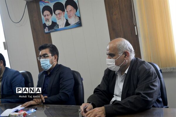 جلسه هماهنگی برنامه‌های جشن نیکوکاری در معاونت پرورشی و فرهنگی اداره‌کل آموزش و پرورش استان بوشهر