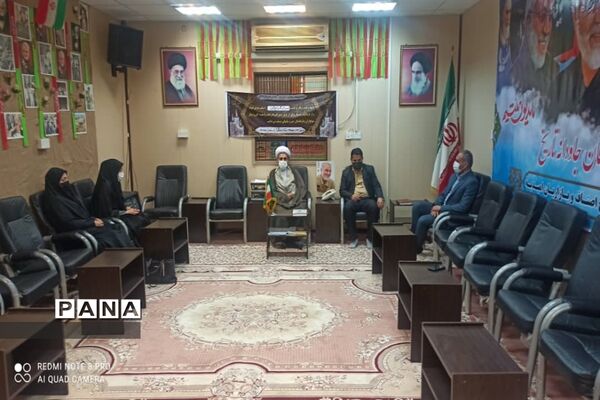 دیدار معاونت پرورشی با امام جمعه امیدیه در هفته امور تربیتی