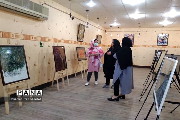 نمایشگاه خوشنویسی مهر باران در امیدیه