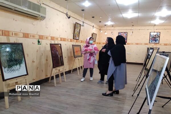 نمایشگاه خوشنویسی مهر باران در امیدیه