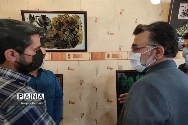 نمایشگاه خوشنویسی مهر باران در امیدیه