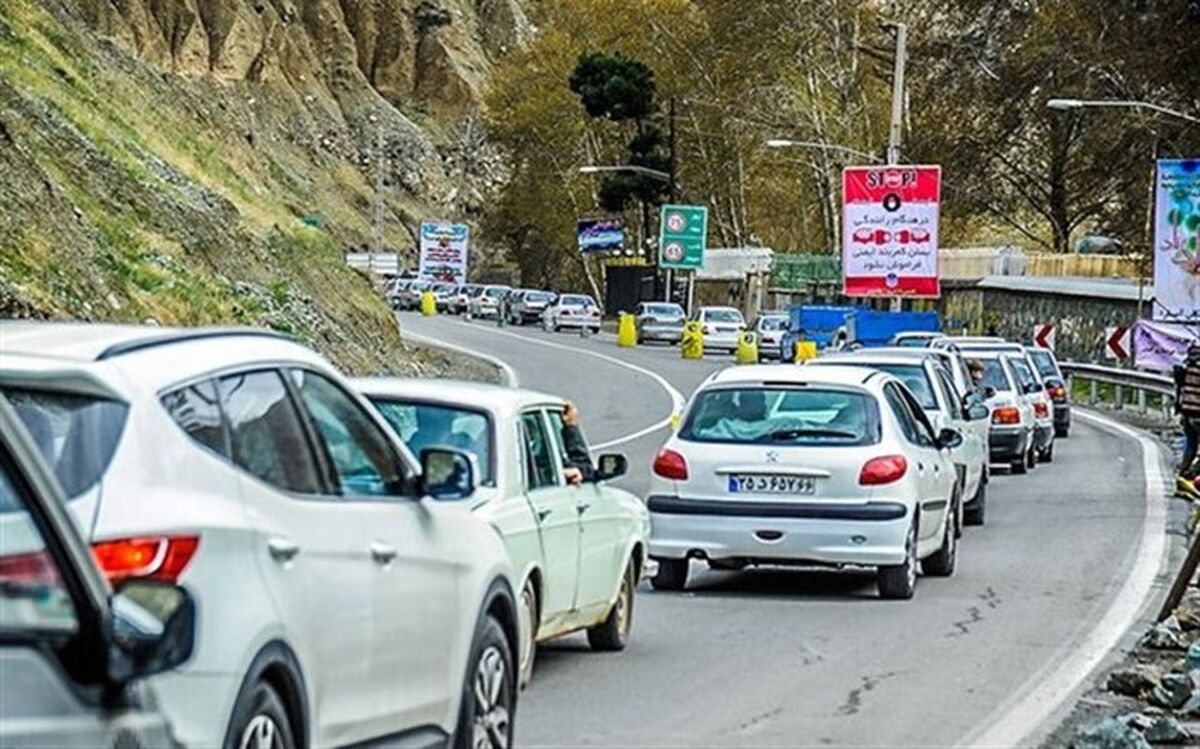 ترافیک در محور هراز و چالوس