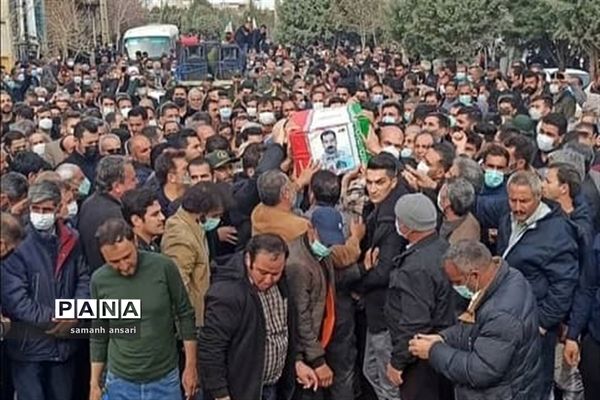 مراسم باشکوه تشییع پیکر مطهر شهید سیدمهدی موسوی