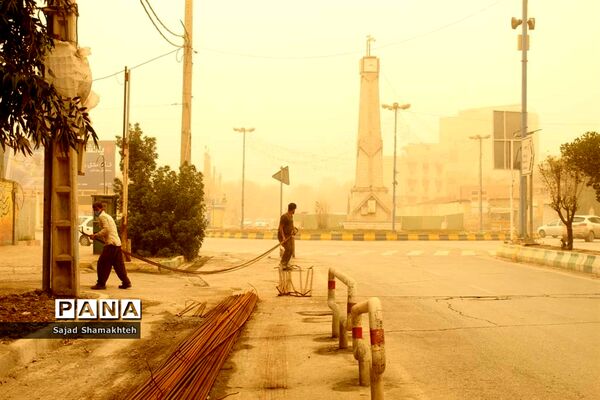 بروز گرد و غبار شدید در خوزستان