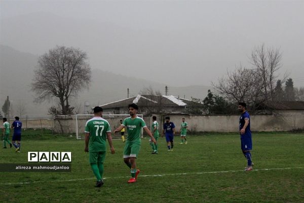 مسابقه سوپر لیگ فوتبال مازندران در گلوگاه