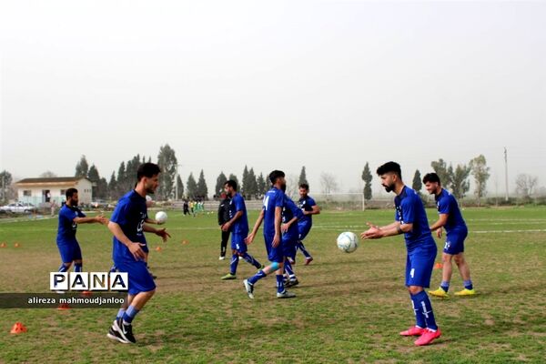 مسابقه سوپر لیگ فوتبال مازندران در گلوگاه