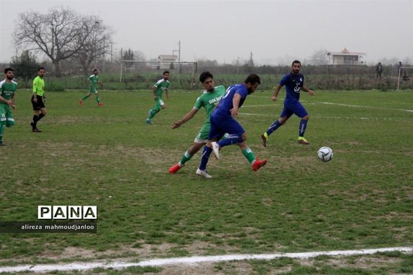 مسابقه سوپر لیگ فوتبال مازندران در گلوگاه