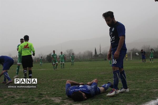 مسابقه سوپر لیگ فوتبال مازندران در گلوگاه
