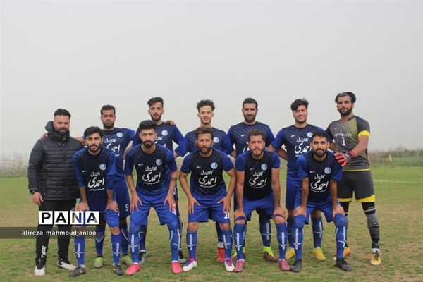 مسابقه سوپر لیگ فوتبال مازندران در گلوگاه