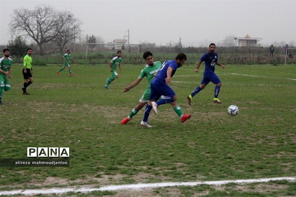 مسابقه سوپر لیگ فوتبال مازندران در گلوگاه