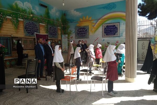 زنگ نیکوکاری در مدرسه فروغ حضرت خدیجه(س) ناحیه یک ری