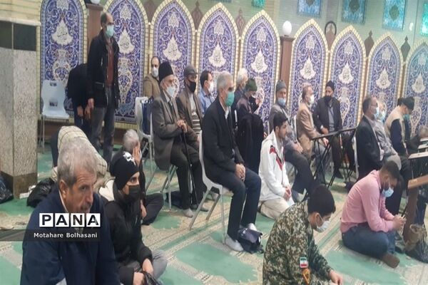 برگزاری مراسم یادواره شهدا در مسجد احباب الحسین (ع) منطقه ۱۴