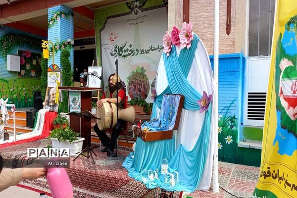 مراسم روز درختکاری در ناحیه ۲ مشهد