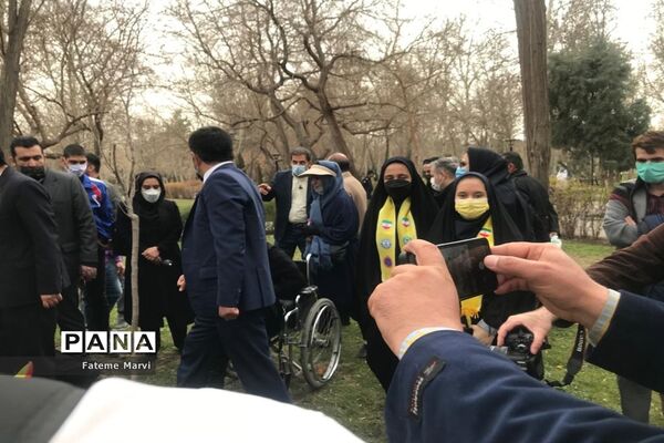 مراسم روز درختکاری در پارک ملت مشهد