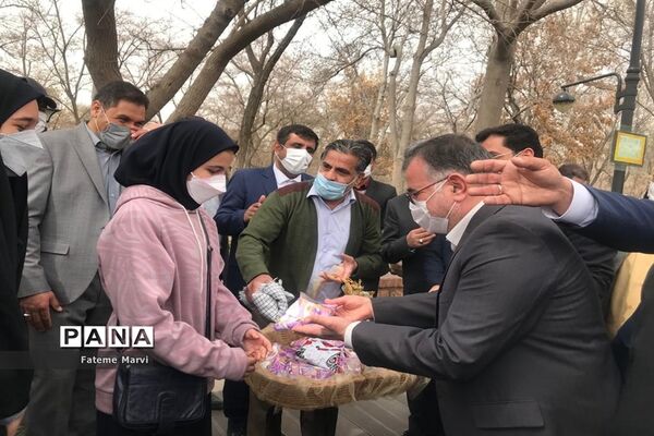 مراسم روز درختکاری در پارک ملت مشهد
