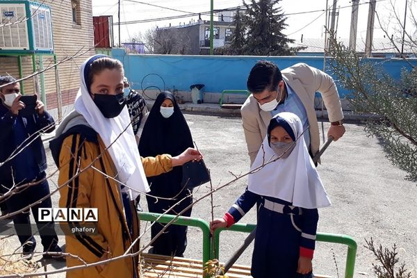 برگزاری مراسم روز درختکاری در مدارس شهرستان دماوند