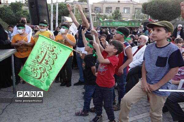 اجتماع بزرگ من امام رضایی‌ام توسط دانش‌آموزان منطقه ۱۱