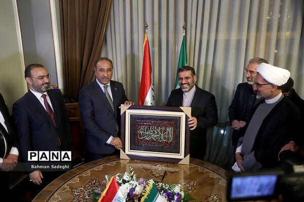 دیدار و نشست خبری وزرای فرهنگ ایران و عراق