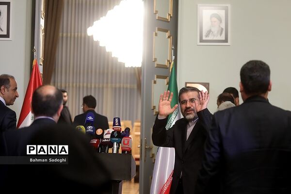 دیدار و نشست خبری وزرای فرهنگ ایران و عراق