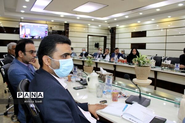 گردهمایی مجازی مدیران و روسای آموزش و پرورش شهرستان‌ها و مناطق استان بوشهر