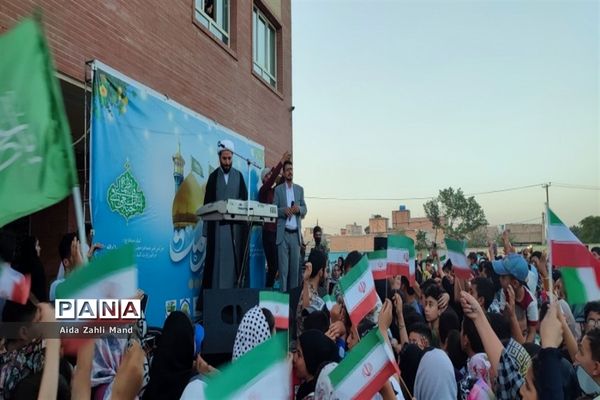 اجرای سرود سلام فرمانده در شهرستان رباط‌کریم