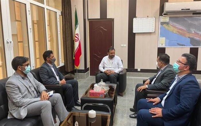 دیدار معاون مدیرکل آموزش و پرورش استان هرمزگان با فرماندار پارسیان