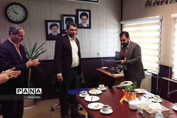 تکریم و معارفه مدیر سازمان دانش‌آموزی شهرستان‌های استان تهران