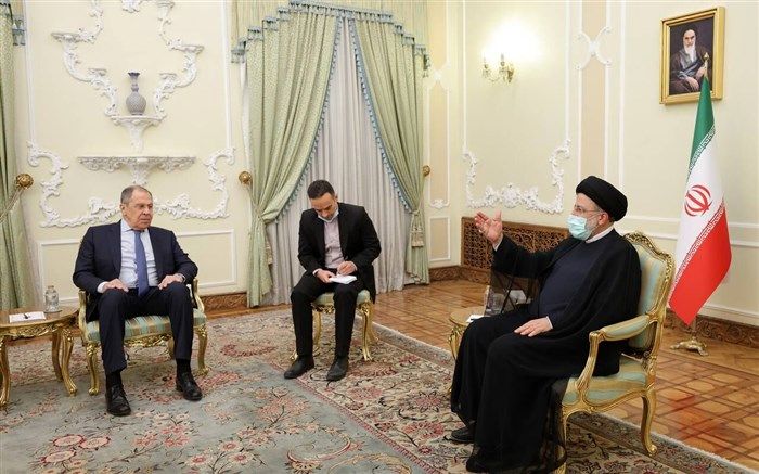 لاوروف با آیت‌الله رئیسی دیدار کرد