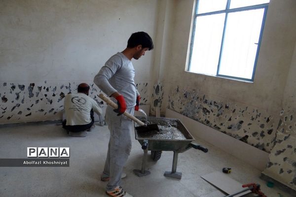 دهمین مرحله اردوی گروه جهادی ایثارگران بدون مرز استان بوشهر