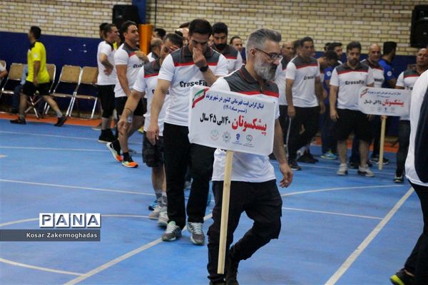 رقابت آتش‌نشانان در مرحله فینال مسابقات کراس‌فیت کشور