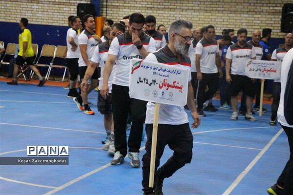 رقابت آتش‌نشانان در مرحله فینال مسابقات کراس‌فیت کشور