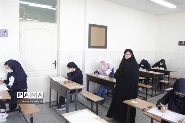 بازدید از روند برگزاری آزمون ورودی مدارس فرهنگ در آموزش و پرورش منطقه ۱۳ تهران