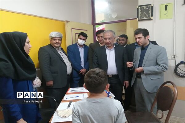 افتتاح پایگاه‌های طرح سنجش سلامت نوآموزان بدو ورود به مدارس در استان فارس