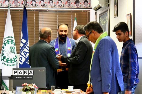 حضور حسین عبادتی در سازمان‌ دانش‌آموزی فارس