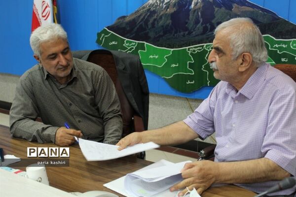 ملاقات مردمی سرپرست معاونت آموزش متوسطه مازندران در آموزش و پرورش استان مازندران