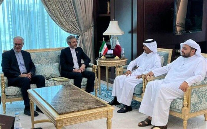 باقری با دبیرکل وزارت خارجه قطر دیدار کرد