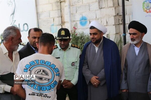 بازدید فرماندار میاندورود از کمپ ترک اعتیاد