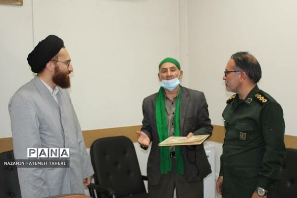 دیدار فرمانده بسیج فشافویه با مسئولان عالی مجتمع قضایی منطقه
