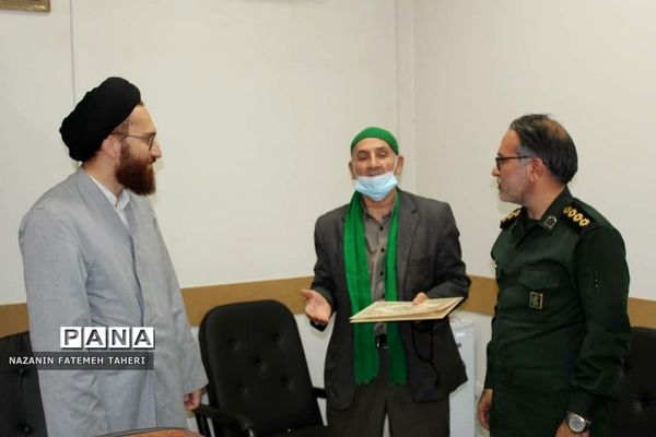 دیدار فرمانده بسیج فشافویه با مسئولان عالی مجتمع قضایی منطقه