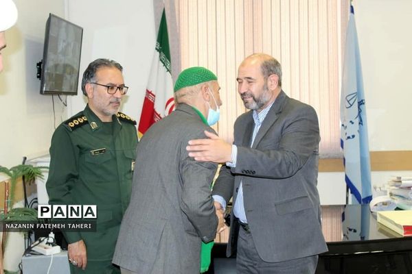 دیدار فرمانده بسیج فشافویه با مسئولان عالی مجتمع قضایی منطقه