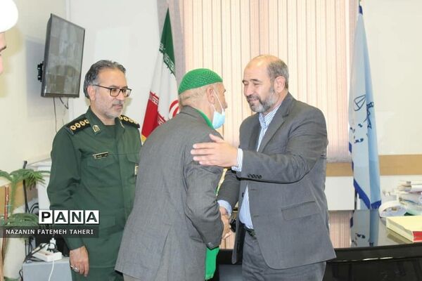 دیدار فرمانده بسیج فشافویه با مسئولان عالی مجتمع قضایی منطقه