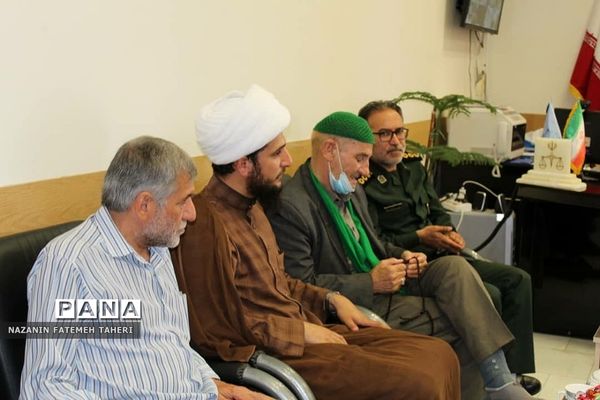 دیدار فرمانده بسیج فشافویه با مسئولان عالی مجتمع قضایی منطقه