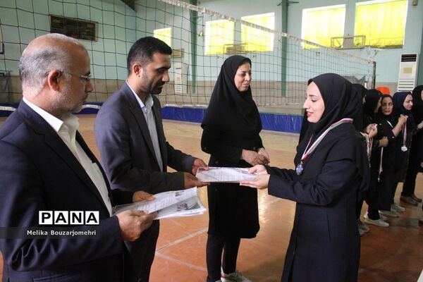 جشنواره فرهنگی ورزشی فرهنگیان استان بوشهر رشته والیبال بانوان