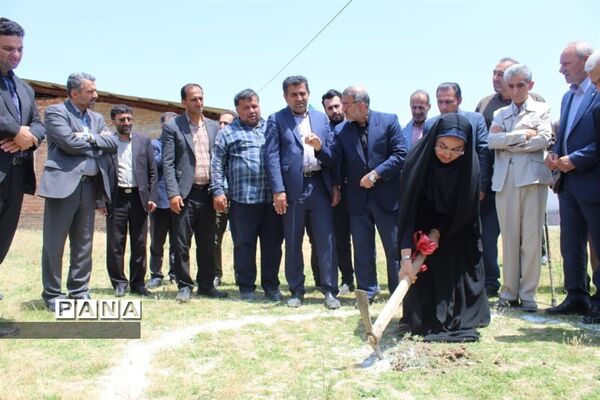 آیین کلنگ‌زنی دبستان شهید معصومی