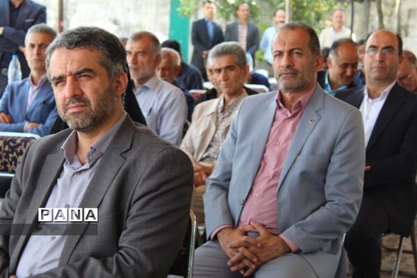 آیین کلنگ‌زنی دبستان شهید معصومی