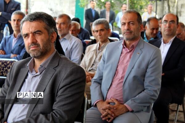 آیین کلنگ‌زنی دبستان شهید معصومی