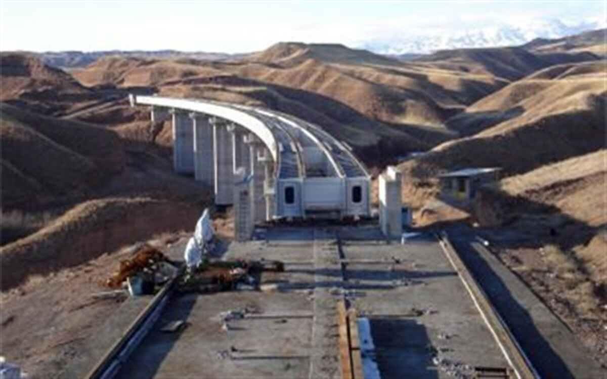 ۱۱۰ کیلومتر از راه‌آهن اردبیل - میانه ریل‌گذاری شد
